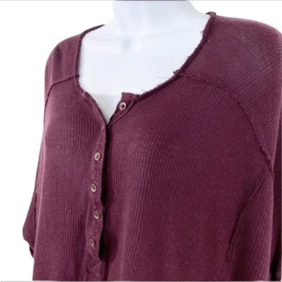 FREE PEOPLE thermal long sleeve top XS - Picture 3 of 10